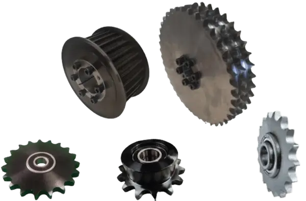 kit ingranaggi e pulegge assemblati pronto montaggio