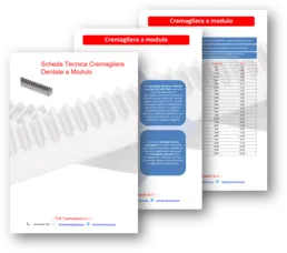 catalogo cremagliere dentate a modulo in acciaio C45