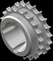 Immagine Pignone Dentato per catene a rulli da utilizzare con bussola conica