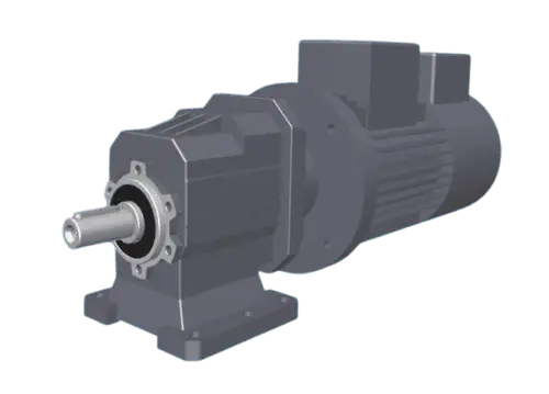 immagine riduttore coassiale CHC completo di motore e kit servo ventola