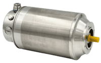 Motore igienico in acciaio inox AISI 304/316, serie CHY, design cilindrico a superfici lisce anti-accumulo, grado di protezione IP69K, 2/4 poli