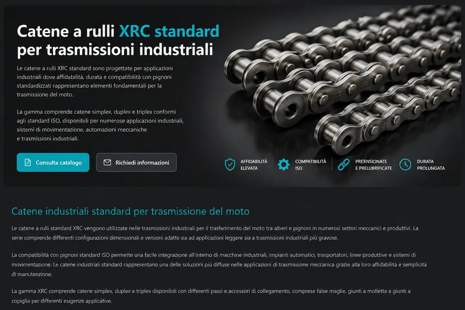 Catene XRC standard