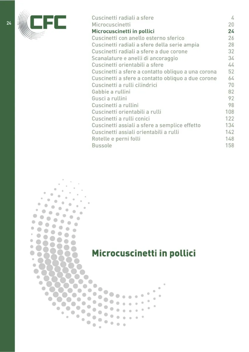 Pagina 025 del catalogo CFC: Microcuscinetti in pollici