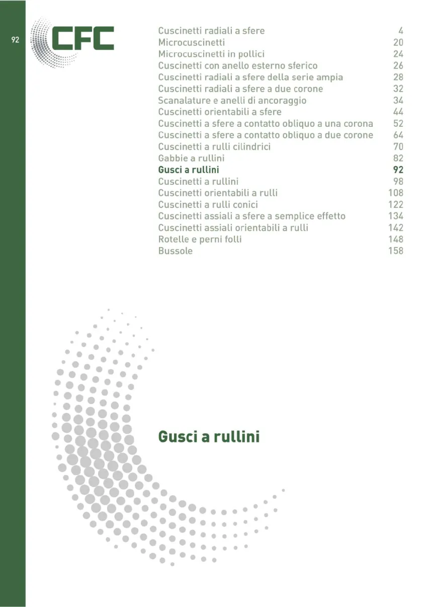Pagina 093 del catalogo CFC: Gusci a rullini