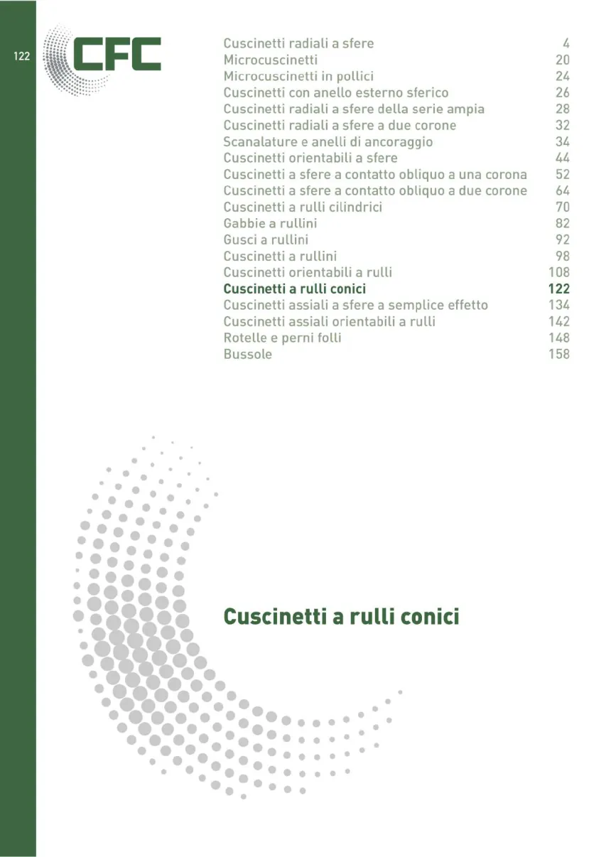 Pagina 123 del catalogo CFC: Cuscinetti a rulli conici