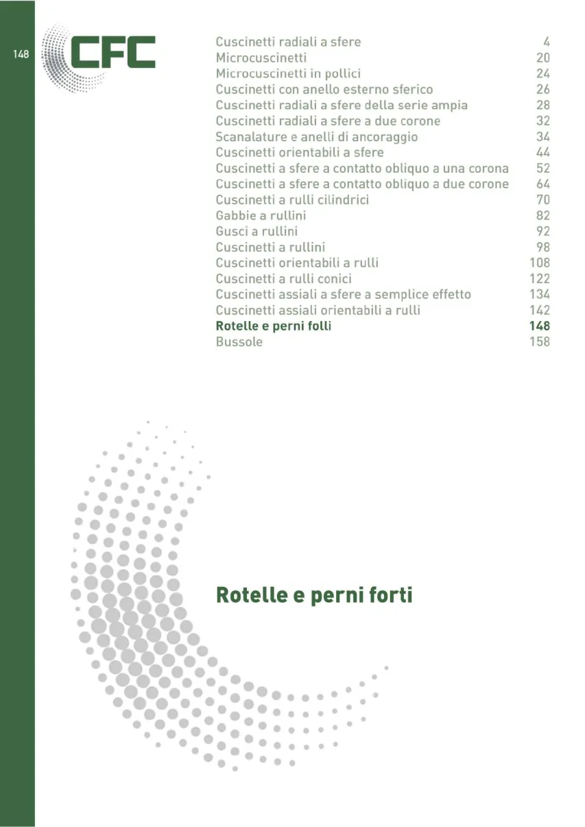 Pagina 149 del catalogo CFC: Rotelle e perni folli