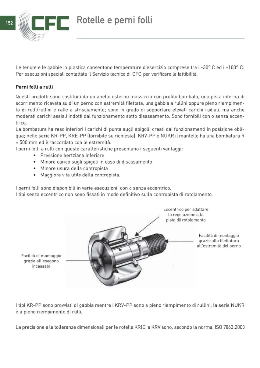 Pagina 153 del catalogo CFC: Rotelle e perni folli