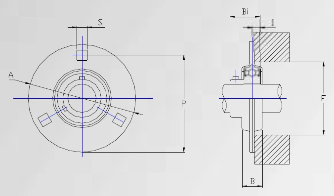Disegno tecnico quotato UBPF 200