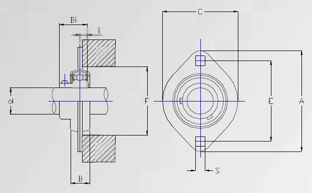 Disegno tecnico quotato UBPFL 200