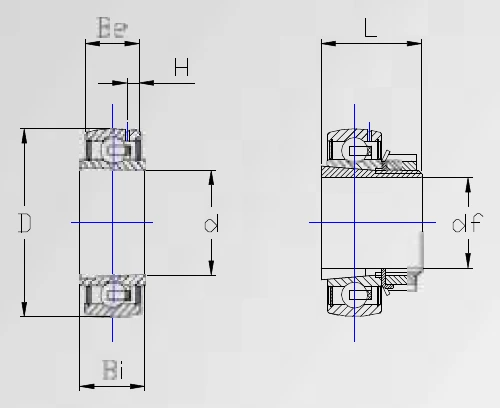 Disegno tecnico quotato UK 200 + H 2300